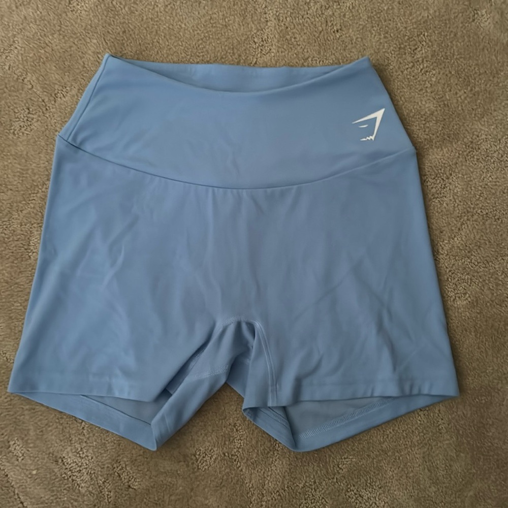 blue gymshark training shorts